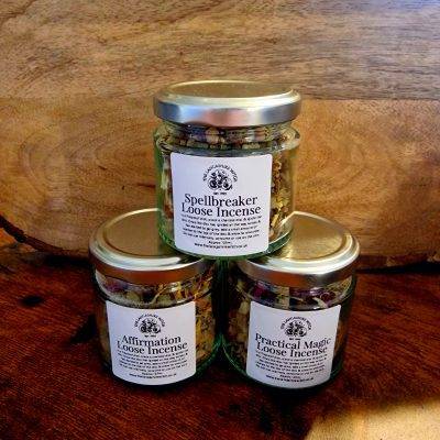 Uncrossing Handmade Loose Incense 125ml Jar - Resin & Herb Incense Mix